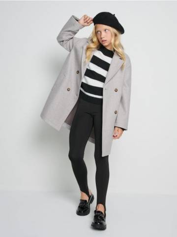 Легінси зі штрипками - чорний