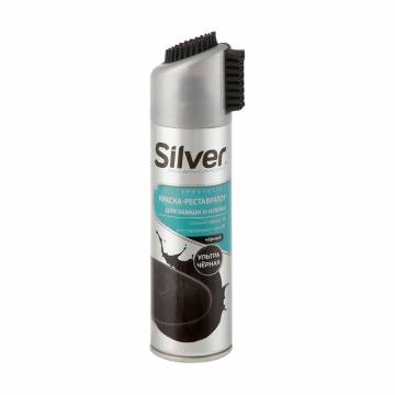 Спрей-краска реставратор Silver для замши и нубука черный, 250 мл Спрей-краска реставратор Silver для замши и нубука черный, 250 мл
