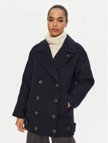 Tommy Jeans Демісезонний плащ DW0DW19752 Cиній Regular Fit Tommy Jeans Демісезонний плащ DW0DW19752 Cиній Regular Fit
