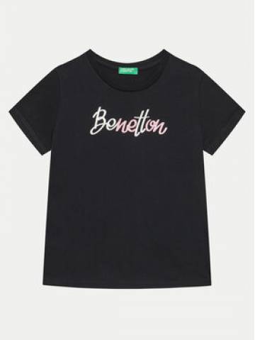 United Colors Of Benetton Футболка 3I1XC10JQ Чорний Regular Fit United Colors Of Benetton Футболка 3I1XC10JQ Чорний Regular Fit