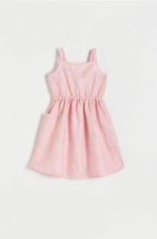 Reserved - Сукня з вирізом на спині - рожевий - 4418S-30X