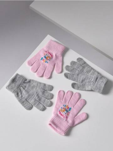 Рукавички, 2 пари PAW Patrol - пастельний рожевий Рукавички, 2 пари PAW Patrol - пастельний рожевий