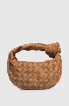 Коричневая замшевая сумка-хобо Jodie