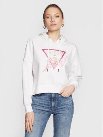 Guess Світшот Icon Білий Regular Fit Guess Світшот Icon Білий Regular Fit