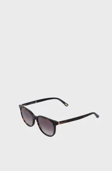 Женские коричневые солнцезащитные очки Plastic Sun Glasses Rectangular Full rim Коричневый ONESIZE Gant GA8067/5252P
