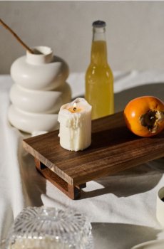 Таця сервірувальна - бежевий