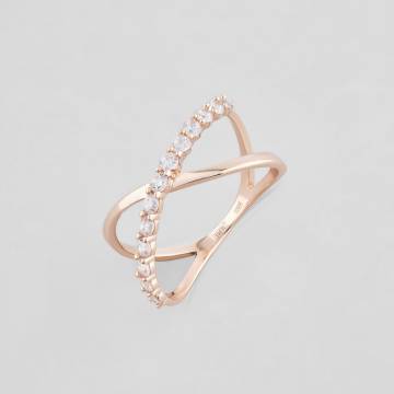Золотое кольцо Minimal ЗЛК-0372-ч-16 16 Золотое кольцо Minimal ЗЛК-0372-ч-16 16