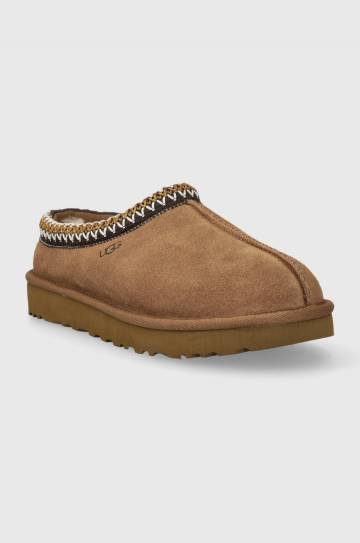 Замшевые тапочки UGG W TASMAN цвет коричневый 5955 CHE Замшевые тапочки UGG W TASMAN цвет коричневый 5955 CHE