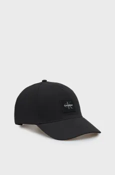 Мужская черная кепка MONOLOGO RUBBER PATCH BB CAP Черный ONESIZE Calvin Klein LV04D5136G