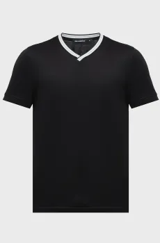Мужская черная футболка Черный XL Karl Lagerfeld 561200.755003;990