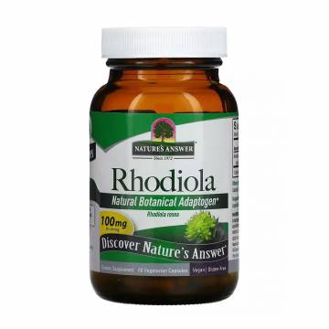Родиола Natures Answer Rhodiola, 100 мг, 60 вегетарианских капсул Родиола Natures Answer Rhodiola, 100 мг, 60 вегетарианских капсул