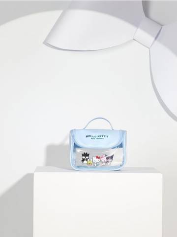 Прозора косметичка Hello Kitty and Friends - блакитний Прозора косметичка Hello Kitty and Friends - блакитний