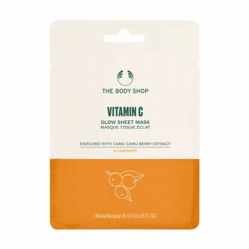 Тканевая маска для лица The Body Shop Vitamin C Glow Sheet Mask, 18 мл Тканевая маска для лица The Body Shop Vitamin C Glow Sheet Mask, 18 мл