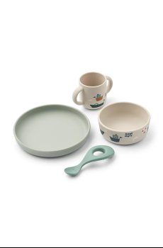 Детский набор посуды Liewood Vivi Printed Tableware Set