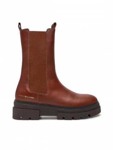 Tommy Hilfiger Челсі Monochromatic Chelsea Boot FW0FW06730 Коричневий