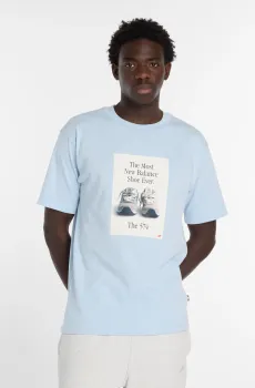 Мужская голубая футболка 574 Ad Синий XL New Balance MT61B0WFAA1