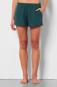Женские зеленые льняные шорты THAMY Зеленый M Etam 6539407