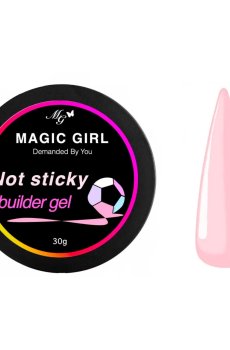 Гель для наращивания ногтей Magic Girl Not Sticky Builder Gel Розовый, 30 г