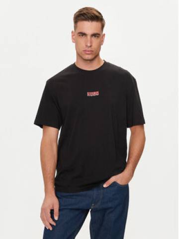 Hugo Футболка Diqitee 50519714 Чорний Relaxed Fit Hugo Футболка Diqitee 50519714 Чорний Relaxed Fit