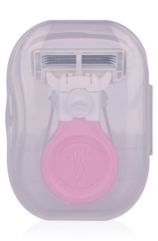 Женская бритва сменным лезвием и футляром