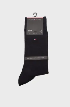 Мужские темно-синие шерстяные носки PREMIUM Синий 45-46 Tommy Hilfiger 701229682