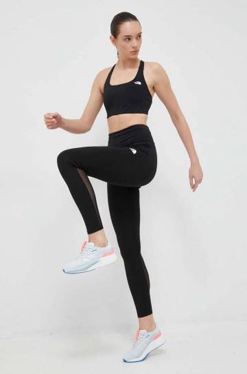 Спортивный бюстгальтер The North Face Movmynt цвет чёрный однотонный Спортивный бюстгальтер The North Face Movmynt цвет чёрный однотонный