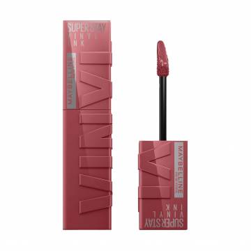 Стойкая жидкая помада для губ Maybelline New York SuperStay Vinyl Ink Liquid Lipstick, 160 Sultry, 4.2 мл Стойкая жидкая помада для губ Maybelline New York SuperStay Vinyl Ink Liquid Lipstick, 160 Sultry, 4.2 мл