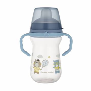 Кружка тренировочная Canpol Babies Bonjour Paris FirstCup с силиконовым носиком, голубая, от 6 месяцев, 250 мл (56/613_blu) Кружка тренировочная Canpol Babies Bonjour Paris FirstCup с силиконовым носиком, голубая, от 6 месяцев, 250 мл (56/613_blu)