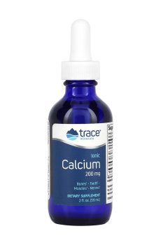 Кальций Trace Minerals Ionic Calcium 200 мг, в жидкости, 59 мл