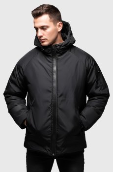 Мужская утепленная куртка черная RA-2120-black