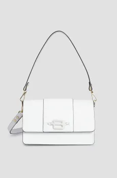 Женская белая кожаная сумка Белый ONESIZE Baldinini B4E003XXVITE;9000
