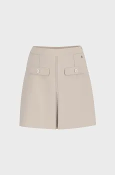 Женская бежевая юбка Бежевый M Guess W6RD57.KCMU2;G1FG