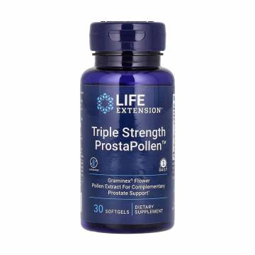 Витаминно-минеральный комплекс для мужчин Life Extension Triple Strength ProstaPollen, 30 гелевых капсул Витаминно-минеральный комплекс для мужчин Life Extension Triple Strength ProstaPollen, 30 гелевых капсул