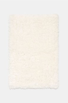 Килим з довгим ворсом - білий