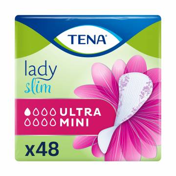 Урологические прокладки женские TENA Lady Slim Ultra Mini, 48 шт