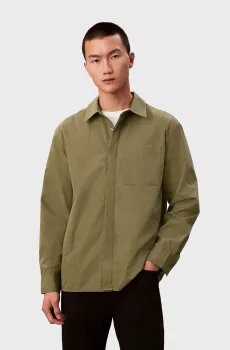Мужская оливковая рубашка RELAXED Оливковый XXL Calvin Klein LV04LC128G