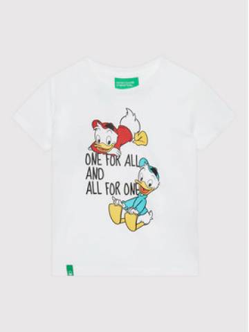 United Colors Of Benetton Футболка DISNEY 3096G103J Білий Regular Fit United Colors Of Benetton Футболка DISNEY 3096G103J Білий Regular Fit