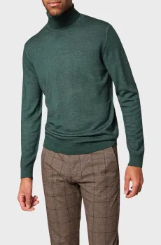 Мужской зеленый шерстяной гольф Зеленый XL Pierre Cardin PC.-C5 50703.5037