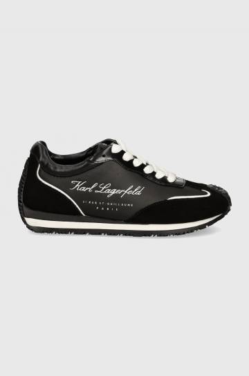 Кроссовки Karl Lagerfeld VELOCETTE цвет чёрный KL63914 Кроссовки Karl Lagerfeld VELOCETTE цвет чёрный KL63914
