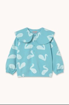 Детская хлопковая кофта Tinycottons BIG SWANS SWEATSHIRT
