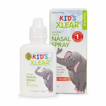 Детский натуральный солевой назальный спрей Xlear Kids Nasal Spray с ксилитом, 22 мл Детский натуральный солевой назальный спрей Xlear Kids Nasal Spray с ксилитом, 22 мл