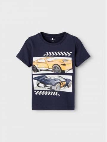 NAME IT Футболка HOT WHEELS 13203566 Cиній Regular Fit NAME IT Футболка HOT WHEELS 13203566 Cиній Regular Fit