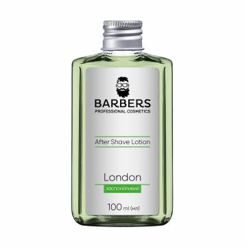 Мужской успокаивающий лосьон после бритья Barbers London After Shave Lotion, 100 мл Мужской успокаивающий лосьон после бритья Barbers London After Shave Lotion, 100 мл