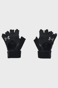 Мужские черные кожаные перчатки Ms Weightlifting Gloves Черный XXL Under Armour 1369830-001