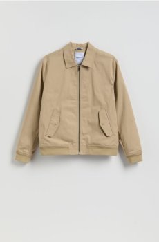 Reserved - Бомбер із коміром - бежевий - 443HZ-80X