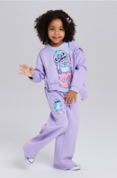 Широкі спортивні штани Lilo & Stitch - Фіолетовий
