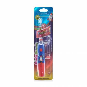 Детская электрическая зубная щетка Brush-Baby KidzSonic Rocket от 3 лет, 1 шт Детская электрическая зубная щетка Brush-Baby KidzSonic Rocket от 3 лет, 1 шт