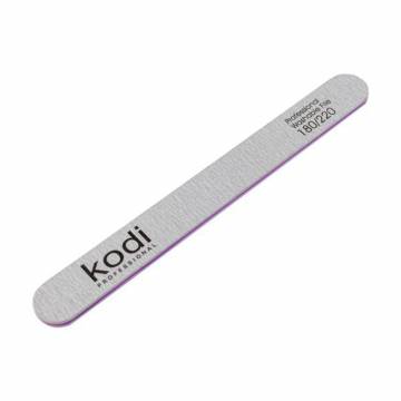 Пилка для ногтей Kodi Professional 106, 180/220 грит, прямая, серая, 178*19*4 мм Пилка для ногтей Kodi Professional 106, 180/220 грит, прямая, серая, 178*19*4 мм