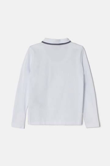 Детский лонгслив Emporio Armani цвет белый однотонный 8N4FB5 1JPTZ Детский лонгслив Emporio Armani цвет белый однотонный 8N4FB5 1JPTZ