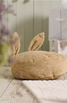 Пуф з зайчиковими вухами - бежевий